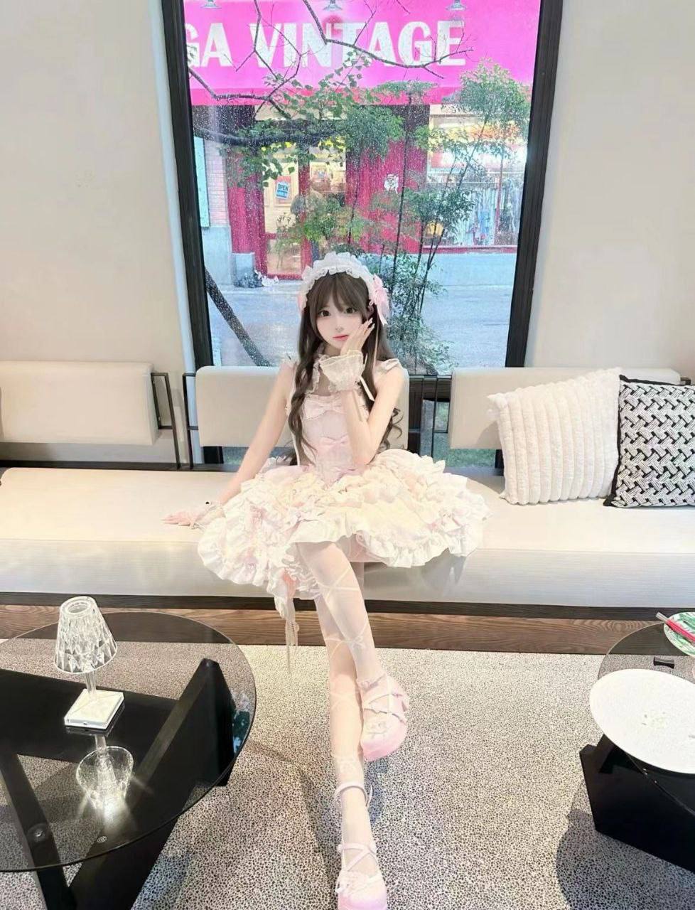 石家庄外围 06洛丽塔童颜巨乳